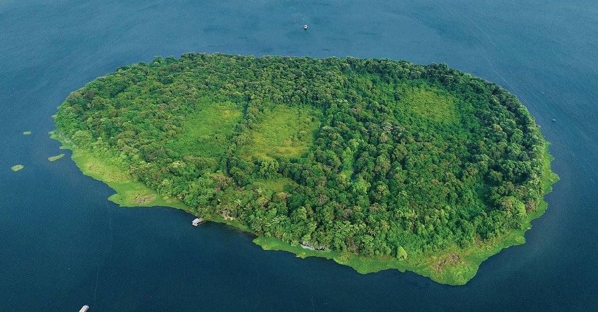 pathiramanal island sky view