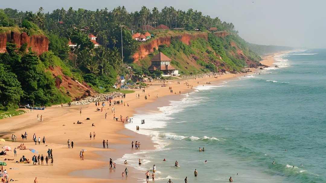 Varkala Cliff Beach