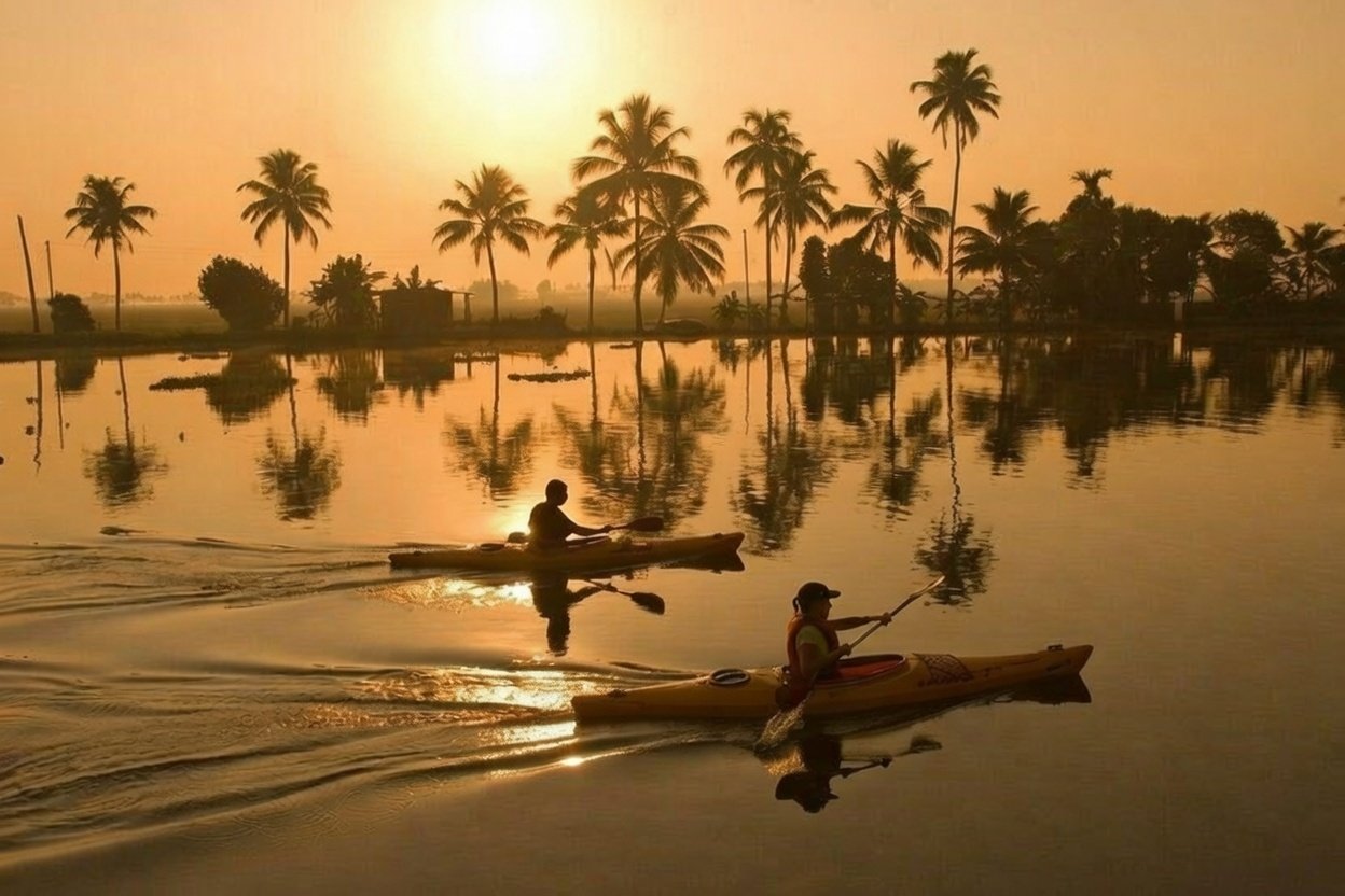 Sunset in Alappuzha